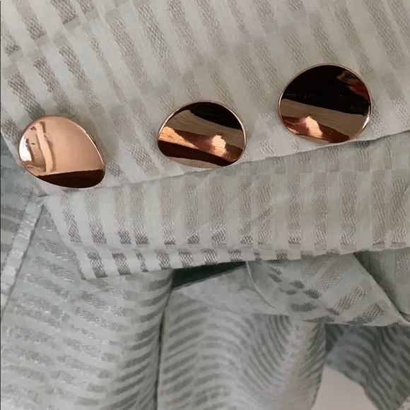 KeepSake 1 gold button mint blazer - Picture 5 of 6